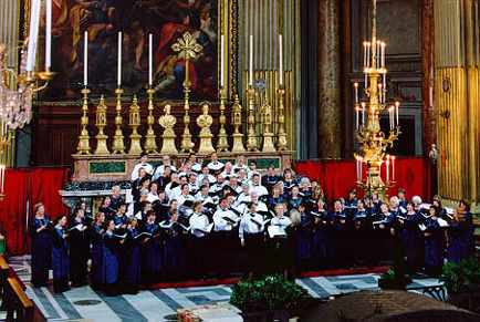 Cabrillo Chorus in Rome, Italy