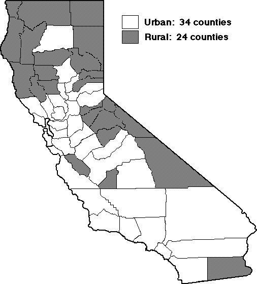 MAP OF CA COUNTIES