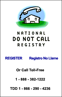 National Do not Call Registry Logo