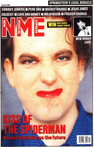 Robert on the Cover of NME 1989
