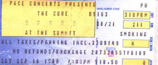 my ticket for the Houston show.