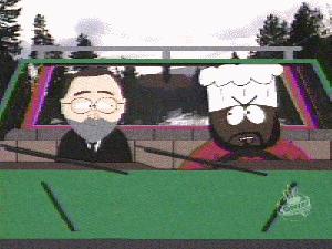 Leonard Maltin and Chef